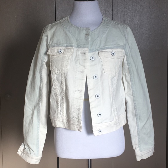 zara light blue denim jacket
